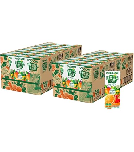 Amazon.co.jp: カゴメ 野菜生活100 オリジナル 200ml×24本入×3ケース